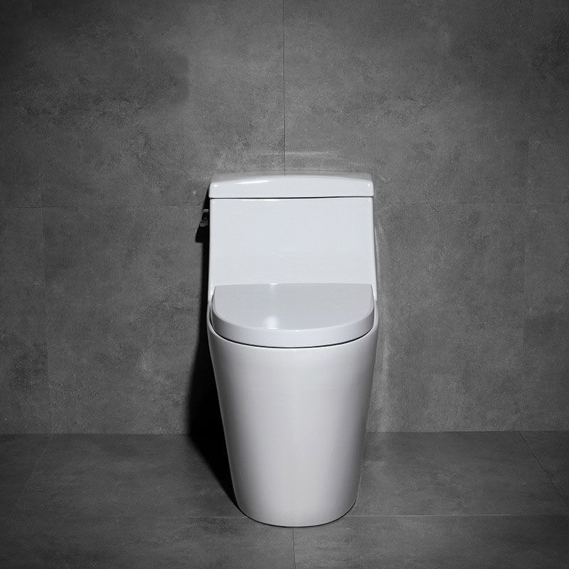 White Ceramic Floor Toilet Elongated One Piece Toilet with Glazed Surface Clearhalo 'Bathroom Remodel & Bathroom Fixtures' 'Home Improvement' 'home_improvement' 'home_improvement_toilets' 'Toilets & Bidets' 'Toilets' 1200x1200_85a6e858-3027-432b-b123-8a6d35efe550