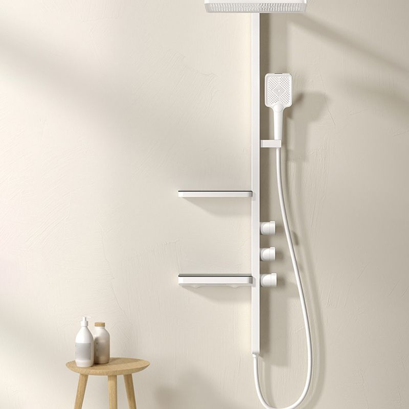 Modern Shower System Brass Thermostatic Handheld Shower Head Wall Mounted Shower Trim Clearhalo 'Bathroom Remodel & Bathroom Fixtures' 'Home Improvement' 'home_improvement' 'home_improvement_shower_faucets' 'Shower Faucets & Systems' 'shower_faucets' 'Showers & Bathtubs Plumbing' 'Showers & Bathtubs' 1200x1200_85b5224a-48db-4f7d-9a38-cb9d34a5d29f