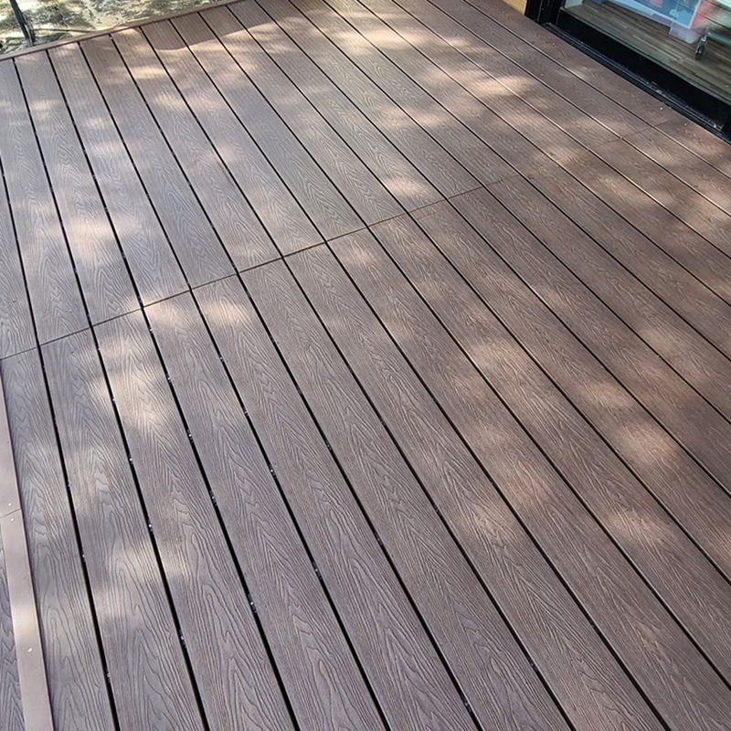 Outdoor Laminate Floor Wooden Slip Resistant Waterproof Laminate Flooring Clearhalo 'Flooring 'Hardwood Flooring' 'hardwood_flooring' 'Home Improvement' 'home_improvement' 'home_improvement_hardwood_flooring' Walls and Ceiling' 1200x1200_85bca0fc-d34d-43a0-8d0b-df2db0861ee7