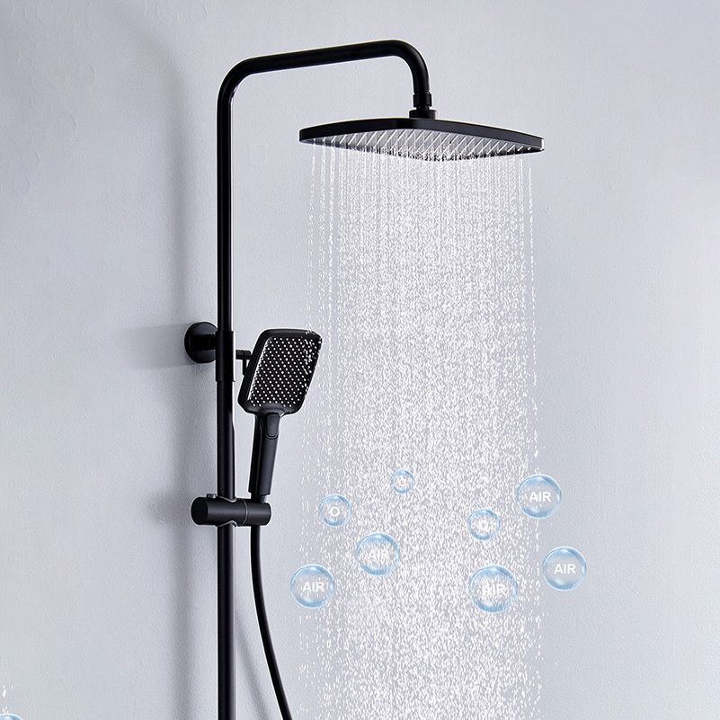 Knob Handle Shower Set Shower Hose Wall Mounted Copper Shower Set with Handshower Clearhalo 'Bathroom Remodel & Bathroom Fixtures' 'Home Improvement' 'home_improvement' 'home_improvement_shower_faucets' 'Shower Faucets & Systems' 'shower_faucets' 'Showers & Bathtubs Plumbing' 'Showers & Bathtubs' 1200x1200_85d08a0a-cbf5-415b-a824-1a1908430f20