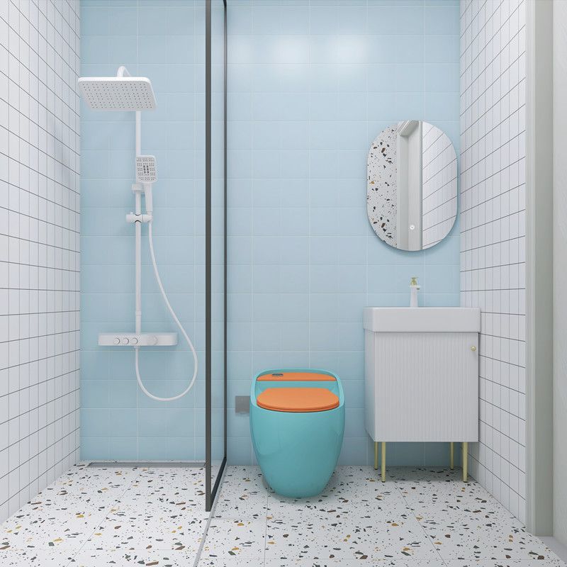 Contemporary Flush Toilet Floor Mounted Siphon Jet Porcelain Toilet Bowl Clearhalo 'Bathroom Remodel & Bathroom Fixtures' 'Home Improvement' 'home_improvement' 'home_improvement_toilets' 'Toilets & Bidets' 'Toilets' 1200x1200_85e8cd65-8b1f-4c79-a487-5b696f255cb0