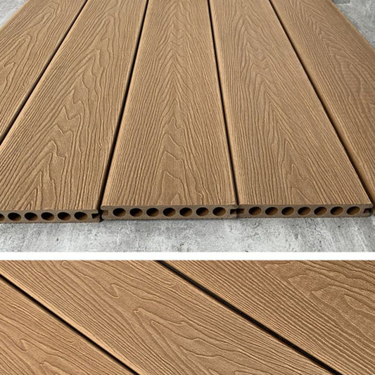 Outdoor Floor Patio Wooden Stripe Composite Waterproof Deck Plank Clearhalo 'Home Improvement' 'home_improvement' 'home_improvement_outdoor_deck_tiles_planks' 'Outdoor Deck Tiles & Planks' 'Outdoor Flooring & Tile' 'Outdoor Remodel' 'outdoor_deck_tiles_planks' 1200x1200_85f5bb4d-dd9d-42e9-94ad-a14e29eccd12