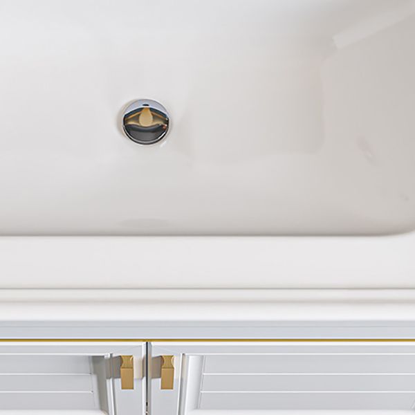 Glam Single Sink Bath Vanity Wall Mount White Metal Base Sink Vanity Clearhalo 'Bathroom Remodel & Bathroom Fixtures' 'Bathroom Vanities' 'bathroom_vanities' 'Home Improvement' 'home_improvement' 'home_improvement_bathroom_vanities' 1200x1200_85fc6411-b47b-4a71-b774-cc1adb1fb47d