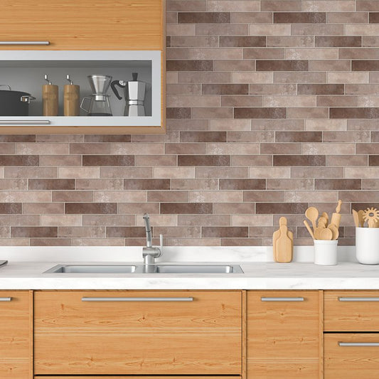 Pvc Peel & Stick Tile Kitchen Waterproof Backsplash Peel and Stick Wall Tile Set of 18 Clearhalo 'Flooring 'Home Improvement' 'home_improvement' 'home_improvement_peel_stick_blacksplash' 'Peel & Stick Backsplash Tile' 'peel_stick_blacksplash' 'Walls & Ceilings' Walls and Ceiling' 1200x1200_861ce234-b21b-4dd9-9590-eb3edf08bbe9