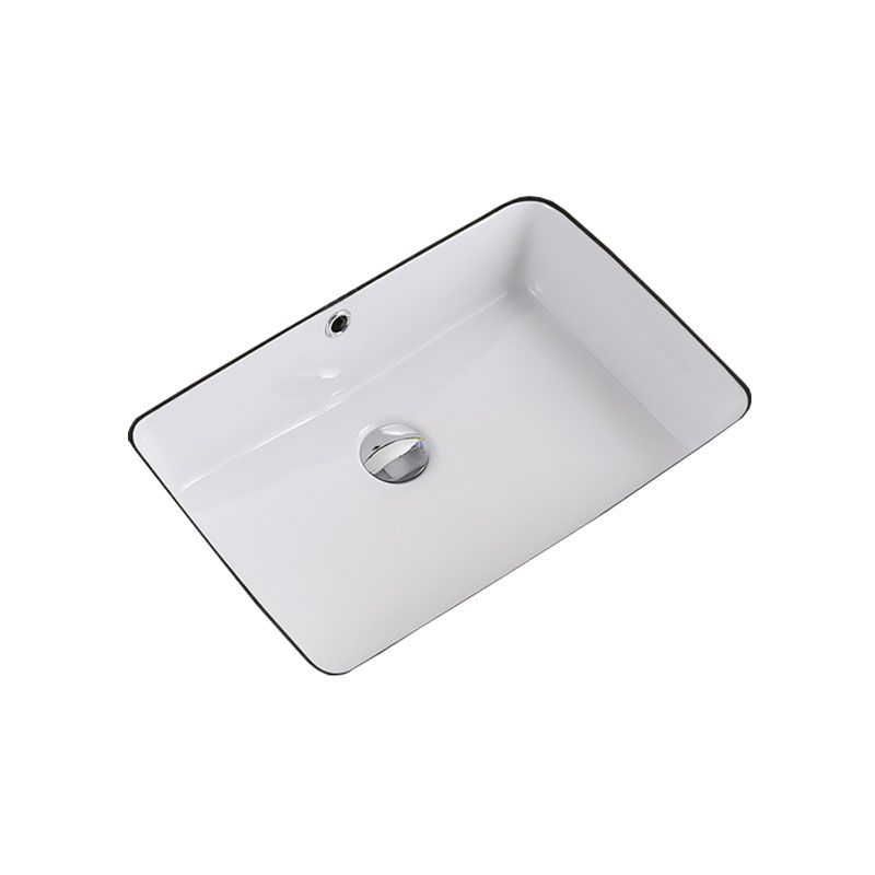Modern Bathroom Sink Rectangular Vessel Lavatory Sink Pop-Up Drain Clearhalo 'Bathroom Remodel & Bathroom Fixtures' 'Bathroom Sinks & Faucet Components' 'Bathroom Sinks' 'bathroom_sink' 'Home Improvement' 'home_improvement' 'home_improvement_bathroom_sink' 1200x1200_8623e91e-a203-4ccc-9886-3a27dd047587