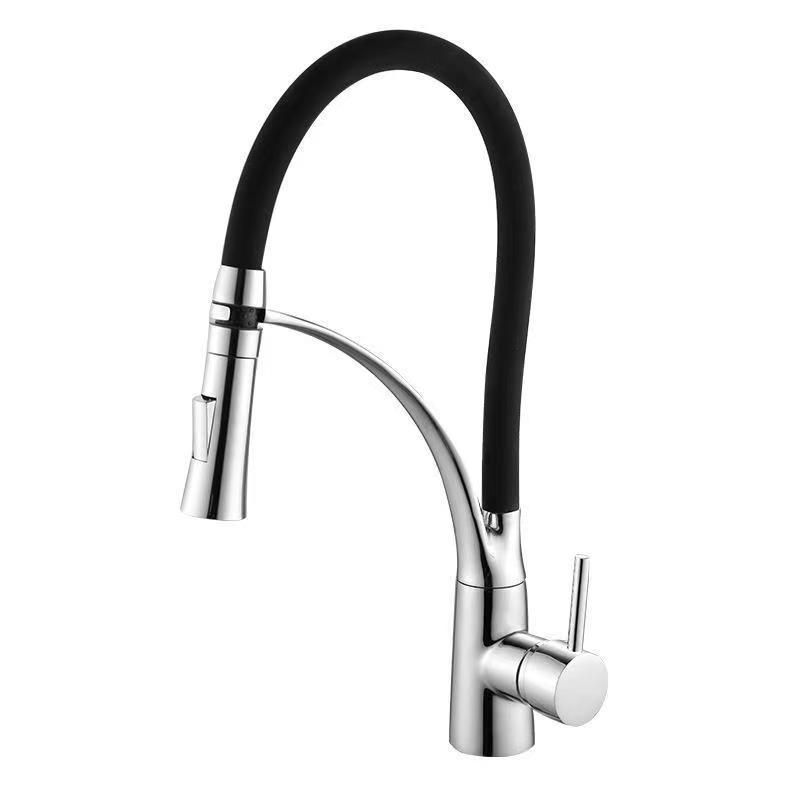 Modern 1-Handle Faucets Copper Touchless with Water Dispenser Standard Kitchen Faucet Clearhalo 'Home Improvement' 'home_improvement' 'home_improvement_kitchen_faucets' 'Kitchen Faucets' 'Kitchen Remodel & Kitchen Fixtures' 'Kitchen Sinks & Faucet Components' 'kitchen_faucets' 1200x1200_863a5dc1-5814-4aa1-b209-247c1393320f