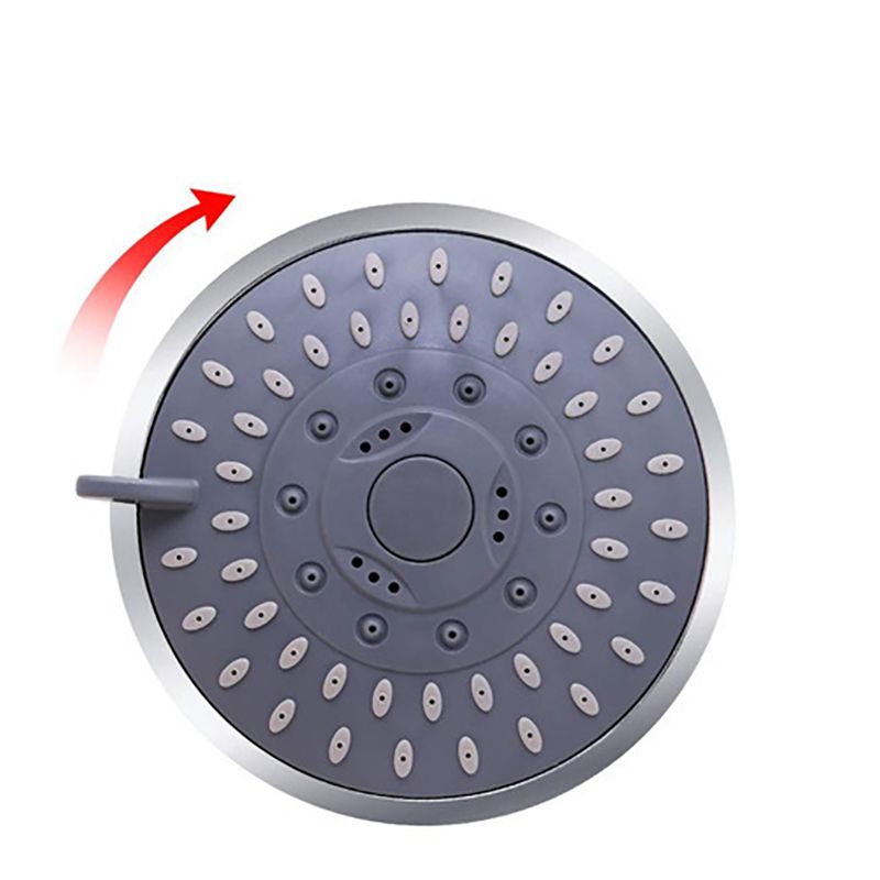 5 Sprays Shower Head Wall-Mount Silver Round Fixed Shower Head Clearhalo 'Bathroom Remodel & Bathroom Fixtures' 'Home Improvement' 'home_improvement' 'home_improvement_shower_heads' 'Shower Heads' 'shower_heads' 'Showers & Bathtubs Plumbing' 'Showers & Bathtubs' 1200x1200_863d3ef0-25ab-4550-8ecb-f5c5329dec63