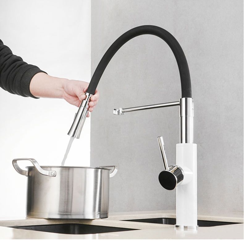 Modern 1-Handle Faucets with Water Dispenser Touchless Standard Kitchen Faucets Clearhalo 'Home Improvement' 'home_improvement' 'home_improvement_kitchen_faucets' 'Kitchen Faucets' 'Kitchen Remodel & Kitchen Fixtures' 'Kitchen Sinks & Faucet Components' 'kitchen_faucets' 1200x1200_864a2468-4a90-439e-bd78-b89780f01d41