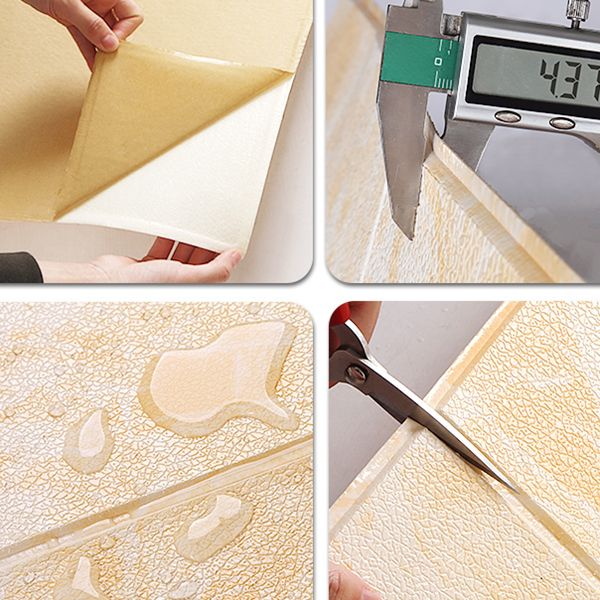 Modern Pearl Wainscoting PVC Foam Wall Access Panel Peel and Stick Wall Tile Clearhalo 'Flooring 'Home Improvement' 'home_improvement' 'home_improvement_wall_paneling' 'Wall Paneling' 'wall_paneling' 'Walls & Ceilings' Walls and Ceiling' 1200x1200_8653e487-a3ef-4e1d-8f84-827784bffd8a