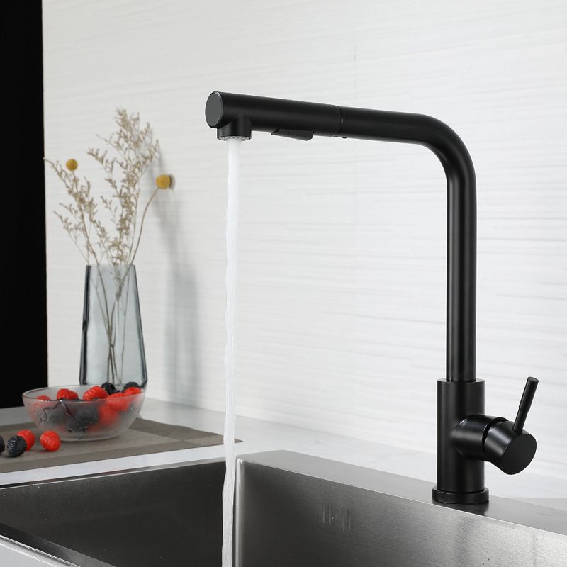 Kitchen Faucet Rod Handle Cold and Hot Controlled Kitchen Faucet Clearhalo 'Home Improvement' 'home_improvement' 'home_improvement_kitchen_faucets' 'Kitchen Faucets' 'Kitchen Remodel & Kitchen Fixtures' 'Kitchen Sinks & Faucet Components' 'kitchen_faucets' 1200x1200_8662835e-5215-41d0-9c2c-b2160450ebd5
