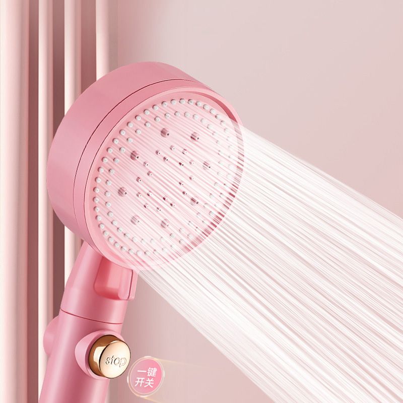 Modern Shower Head Plastic Bathroom Shower Head with Adjustable Spray Pattern Clearhalo 'Bathroom Remodel & Bathroom Fixtures' 'Home Improvement' 'home_improvement' 'home_improvement_shower_heads' 'Shower Heads' 'shower_heads' 'Showers & Bathtubs Plumbing' 'Showers & Bathtubs' 1200x1200_866cc731-c90c-47c1-863c-b83770594a0a