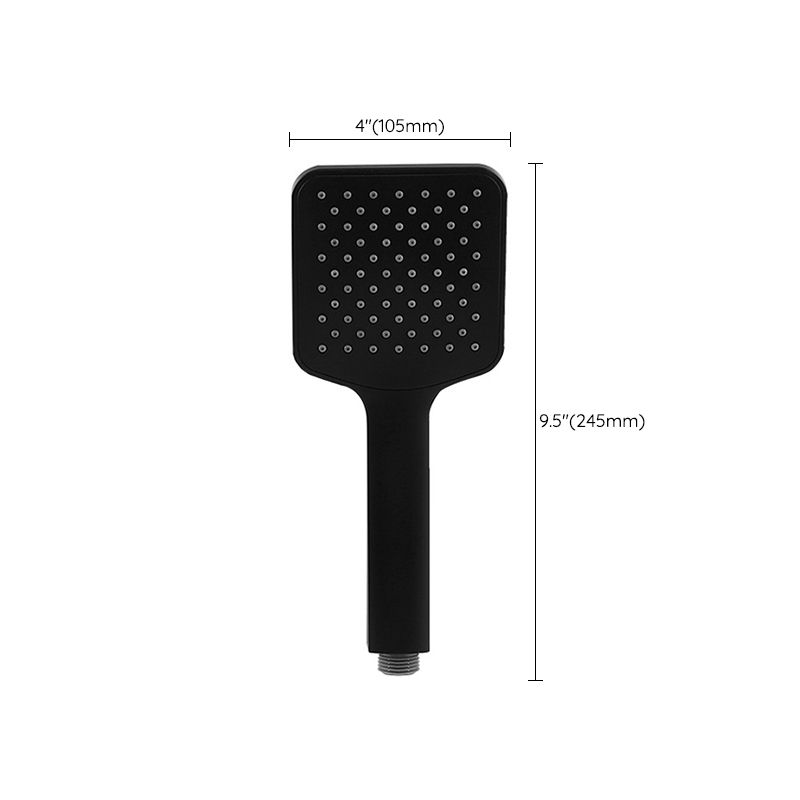 Modern Square Matte Black Shower Head Rain Fall Shower Head Combo Clearhalo 'Bathroom Remodel & Bathroom Fixtures' 'Home Improvement' 'home_improvement' 'home_improvement_shower_heads' 'Shower Heads' 'shower_heads' 'Showers & Bathtubs Plumbing' 'Showers & Bathtubs' 1200x1200_8690c4a2-8d67-4cc2-af90-1656eb883a7a