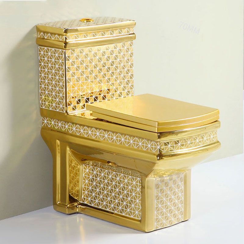 Traditional Style Golden Toilet Siphon Jet One Piece Toilet with Slow Close Seat Clearhalo 'Bathroom Remodel & Bathroom Fixtures' 'Home Improvement' 'home_improvement' 'home_improvement_toilets' 'Toilets & Bidets' 'Toilets' 1200x1200_86dd9a3b-0103-4ed2-ad6b-b4d69f18ab1d