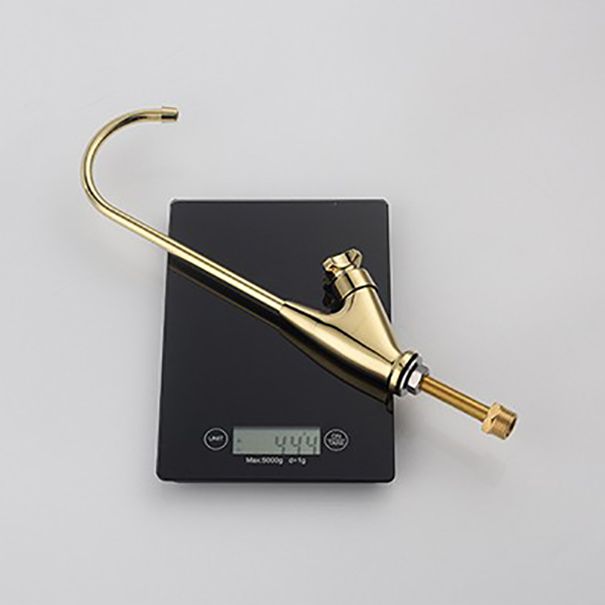 Contemporary Single Handle Kitchen Faucet Metal 1-Hold Bar Faucet Clearhalo 'Home Improvement' 'home_improvement' 'home_improvement_kitchen_faucets' 'Kitchen Faucets' 'Kitchen Remodel & Kitchen Fixtures' 'Kitchen Sinks & Faucet Components' 'kitchen_faucets' 1200x1200_86ecc0d3-fce6-4642-923d-0f4c6eb39c6d