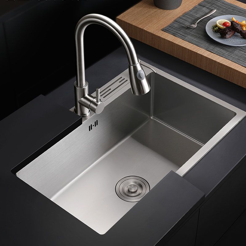 Modern Kitchen Bar Sink Stainless Steel with Faucet and Soap Dispenser Sink Clearhalo 'Home Improvement' 'home_improvement' 'home_improvement_kitchen_sinks' 'Kitchen Remodel & Kitchen Fixtures' 'Kitchen Sinks & Faucet Components' 'Kitchen Sinks' 'kitchen_sinks' 1200x1200_86f12c51-6d2c-4c93-ba0d-707d2d713fda