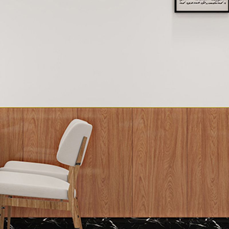 PVC Wall Paneling Rectangle Waterproof Wooden Effect Wall Paneling for Living Room Clearhalo 'Flooring 'Home Improvement' 'home_improvement' 'home_improvement_wall_paneling' 'Wall Paneling' 'wall_paneling' 'Walls & Ceilings' Walls and Ceiling' 1200x1200_871bf60f-11d1-4bd0-b5a0-e78343bf26cf