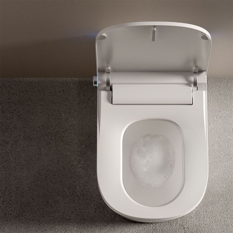 Contemporary Elongated Heated Seat Temperature Control Smart Toilet Clearhalo 'Bathroom Remodel & Bathroom Fixtures' 'Bidets' 'Home Improvement' 'home_improvement' 'home_improvement_bidets' 'Toilets & Bidets' 1200x1200_871f1777-2bf5-4805-a26c-6ff42ac3a2ba
