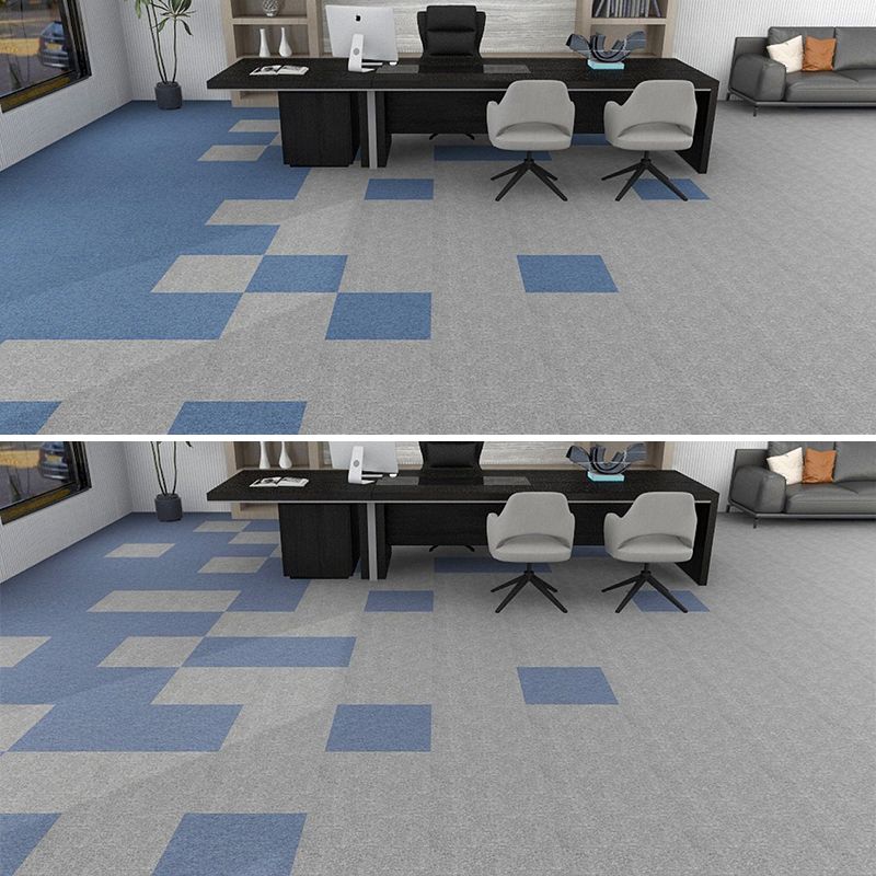 Office Loose Lay Carpet Tiles Dark Color Non-Skid Level Loop Carpet Tile Clearhalo 'Carpet Tiles & Carpet Squares' 'carpet_tiles_carpet_squares' 'Flooring 'Home Improvement' 'home_improvement' 'home_improvement_carpet_tiles_carpet_squares' Walls and Ceiling' 1200x1200_873efeed-70a7-4236-abfc-f232670d6abc