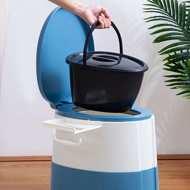 Modern Flush Toilet Plastic Round Floor Mount Toilet Bowl for Bathroom Clearhalo 'Bathroom Remodel & Bathroom Fixtures' 'Home Improvement' 'home_improvement' 'home_improvement_toilets' 'Toilets & Bidets' 'Toilets' 1200x1200_87416e3b-2e1e-4bde-ad74-cf6162ce2feb