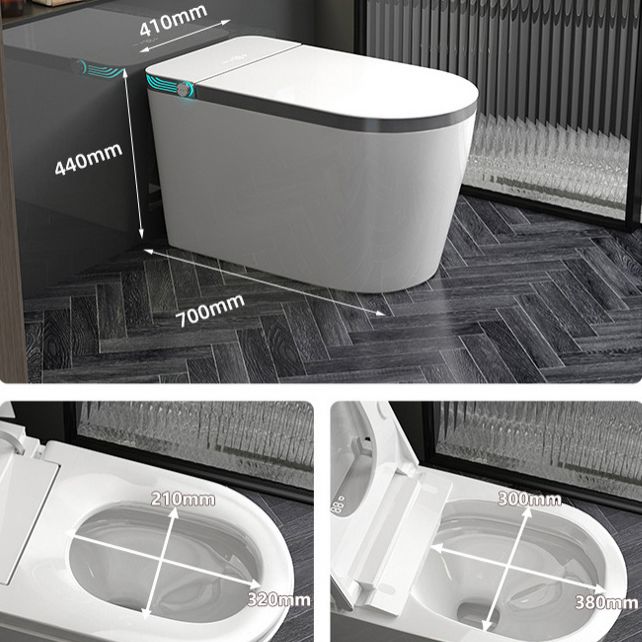 Modern Heated Seat Toilet Bowl Floor Mount Skirted Toilet with Toilet Seat Clearhalo 'Bathroom Remodel & Bathroom Fixtures' 'Home Improvement' 'home_improvement' 'home_improvement_toilets' 'Toilets & Bidets' 'Toilets' 1200x1200_877d1caa-2e1a-4a6e-b9b3-90b624cd2efd