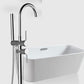 Traditional Floor Mounted Metal Freestanding Tub Filler High Arc Freestanding Faucet Clearhalo 'Bathroom Remodel & Bathroom Fixtures' 'Bathtub Faucets' 'bathtub_faucets' 'Home Improvement' 'home_improvement' 'home_improvement_bathtub_faucets' 1200x1200_87866c1d-a019-430f-87cb-31f17e91b68d