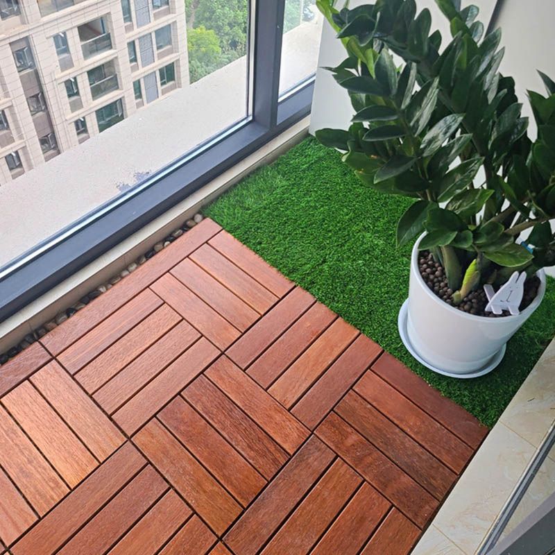 Classical Water Resistant Decking Tiles Interlocking Composite Floor Tiles Clearhalo 'Home Improvement' 'home_improvement' 'home_improvement_outdoor_deck_tiles_planks' 'Outdoor Deck Tiles & Planks' 'Outdoor Flooring & Tile' 'Outdoor Remodel' 'outdoor_deck_tiles_planks' 1200x1200_878a0579-0989-4827-b563-d9c1c91077d4