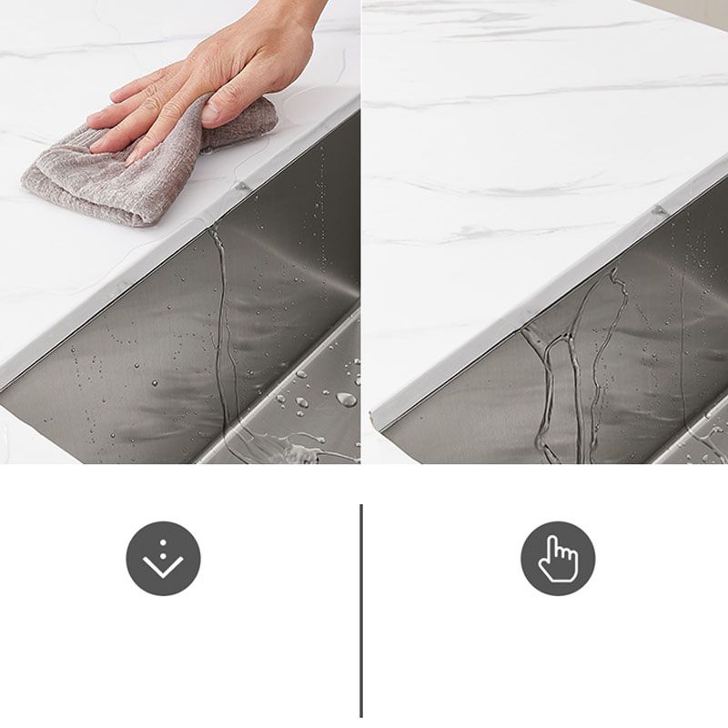 Contemporary Style Kitchen Sink Stainless Steel Kitchen Sink with Drain Assembly Clearhalo 'Home Improvement' 'home_improvement' 'home_improvement_kitchen_sinks' 'Kitchen Remodel & Kitchen Fixtures' 'Kitchen Sinks & Faucet Components' 'Kitchen Sinks' 'kitchen_sinks' 1200x1200_8790dbf6-13f3-42f9-b94d-3771e0b6d0d9