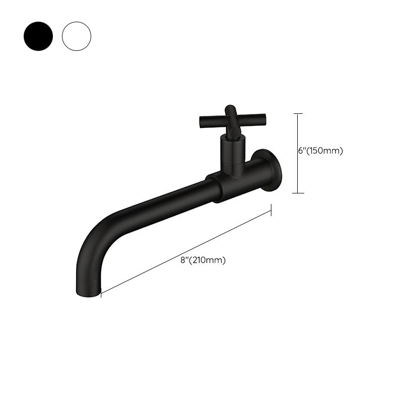 Widespread Wall Mounted Bathroom Sink Faucet Cross Handle Low Arc Faucet Clearhalo 'Bathroom Remodel & Bathroom Fixtures' 'Bathroom Sink Faucets' 'Bathroom Sinks & Faucet Components' 'bathroom_sink_faucets' 'Home Improvement' 'home_improvement' 'home_improvement_bathroom_sink_faucets' 1200x1200_87a48e09-3136-4535-b16d-b87e6a309e4e