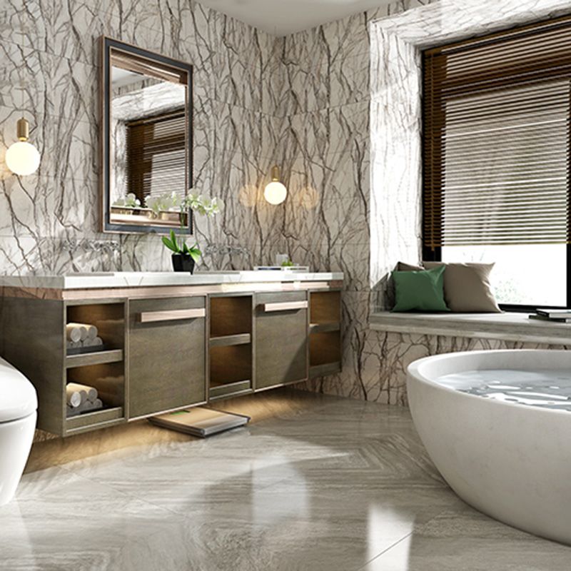 Contemporary Peel and Stick Backsplash Bathroom Field Tile Wallpaper Clearhalo 'Flooring 'Home Improvement' 'home_improvement' 'home_improvement_peel_stick_blacksplash' 'Peel & Stick Backsplash Tile' 'peel_stick_blacksplash' 'Walls & Ceilings' Walls and Ceiling' 1200x1200_87b385a4-4f88-4193-a3ad-d2832a7d3e69