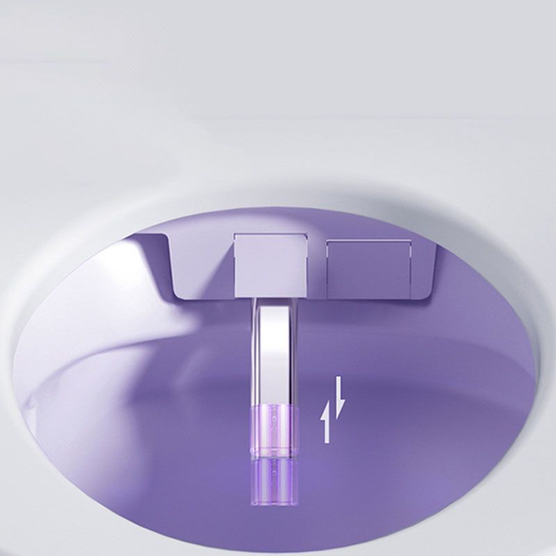 Contemporary 17.5" H Electronic Toilet Elongated Floor Standing Bidet Clearhalo 'Bathroom Remodel & Bathroom Fixtures' 'Bidets' 'Home Improvement' 'home_improvement' 'home_improvement_bidets' 'Toilets & Bidets' 1200x1200_87bbd451-9448-4cde-80ad-cb2a09602108