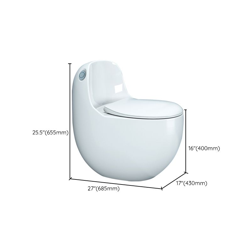 Modern White Siphon Jet Toilet Bowl Floor Mount Flush Toilet with Toilet Seat Clearhalo 'Bathroom Remodel & Bathroom Fixtures' 'Home Improvement' 'home_improvement' 'home_improvement_toilets' 'Toilets & Bidets' 'Toilets' 1200x1200_87cce28c-9538-4dad-9806-bd521bf9ddae
