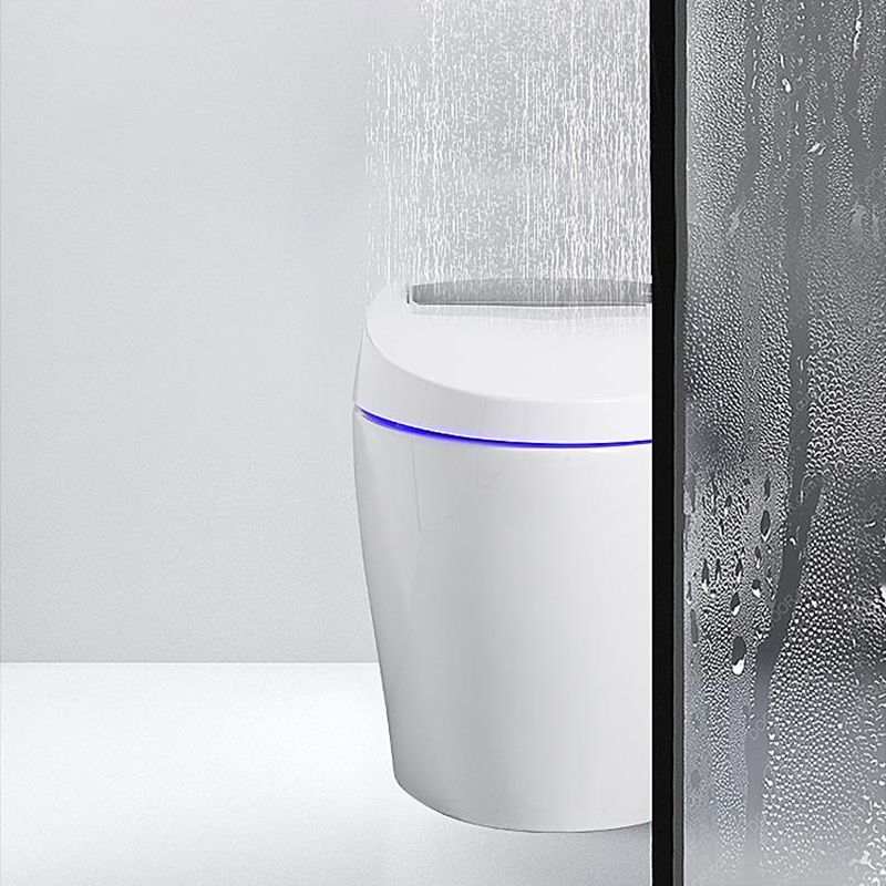Contemporary White Floor Standing Bidet with Heated Seat and Remote Control Included Clearhalo 'Bathroom Remodel & Bathroom Fixtures' 'Bidets' 'Home Improvement' 'home_improvement' 'home_improvement_bidets' 'Toilets & Bidets' 1200x1200_87dfce6a-7c0b-4f09-954b-52ba9eb4ea33