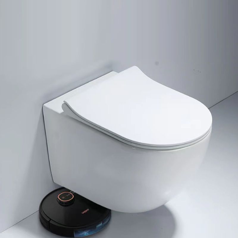 Modern White Flush Toilet Wall Mount Urine Toilet with Seat for Bathroom Clearhalo 'Bathroom Remodel & Bathroom Fixtures' 'Home Improvement' 'home_improvement' 'home_improvement_toilets' 'Toilets & Bidets' 'Toilets' 1200x1200_87e12dbd-1870-4f72-a65c-f2571b45f888