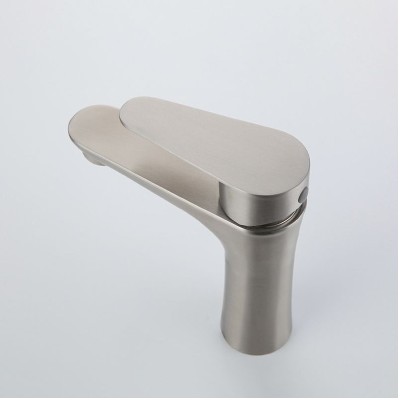 Circular Single Handle Bathroom Faucet Single Hole Vessel Sink Faucet in Chrome Clearhalo 'Bathroom Remodel & Bathroom Fixtures' 'Bathroom Sink Faucets' 'Bathroom Sinks & Faucet Components' 'bathroom_sink_faucets' 'Home Improvement' 'home_improvement' 'home_improvement_bathroom_sink_faucets' 1200x1200_882237f7-f36d-456b-8a81-2fe992e06260