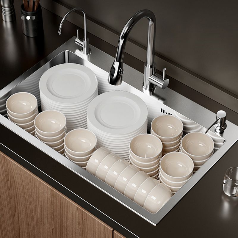 Stainless Steel Drop-In Kitchen Sink Single Bowl Sink with 3 Holes Clearhalo 'Home Improvement' 'home_improvement' 'home_improvement_kitchen_sinks' 'Kitchen Remodel & Kitchen Fixtures' 'Kitchen Sinks & Faucet Components' 'Kitchen Sinks' 'kitchen_sinks' 1200x1200_883141a5-88ae-40c0-8d9d-18c8aa30c579