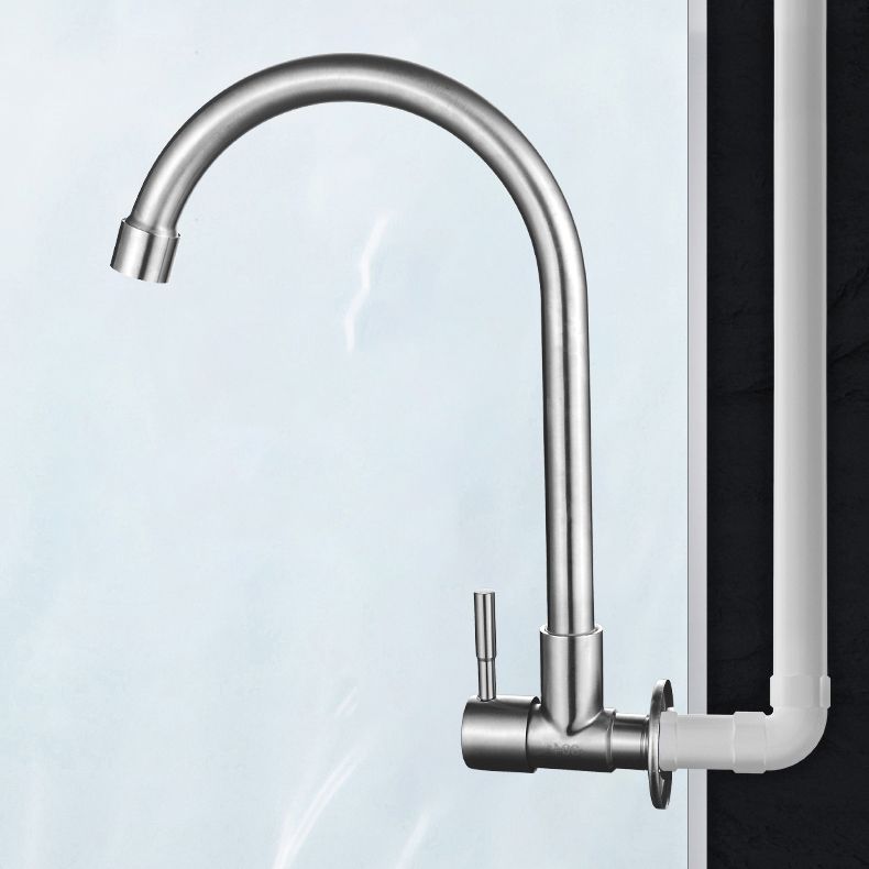 Modern Bridge Faucet 304 Stainless Steel Knob Handle Swivel Spout Wall Mounted Faucet Clearhalo 'Home Improvement' 'home_improvement' 'home_improvement_kitchen_faucets' 'Kitchen Faucets' 'Kitchen Remodel & Kitchen Fixtures' 'Kitchen Sinks & Faucet Components' 'kitchen_faucets' 1200x1200_8888af99-4590-4d8e-a755-05c0d4023e3a