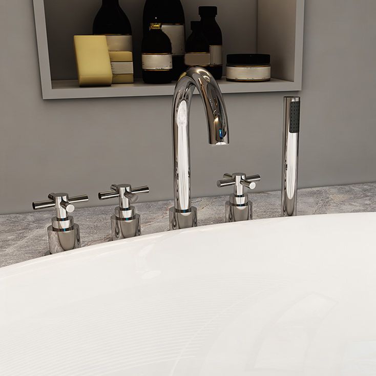 Modern Acrylic Drop-in Bathtub Oval Bath Tub for Home in White Clearhalo 'Bathroom Remodel & Bathroom Fixtures' 'Bathtubs' 'Home Improvement' 'home_improvement' 'home_improvement_bathtubs' 'Showers & Bathtubs' 1200x1200_88b771b6-c09c-4de8-b18c-926d31a0b577