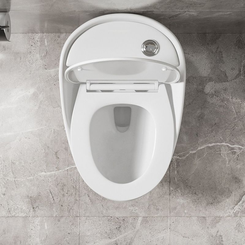 Contemporary Ceramic Toilet Floor Mount Urine Toilet with Slow Close Seat for Washroom Clearhalo 'Bathroom Remodel & Bathroom Fixtures' 'Home Improvement' 'home_improvement' 'home_improvement_toilets' 'Toilets & Bidets' 'Toilets' 1200x1200_88bb7854-1873-4952-a151-bcc8be377141