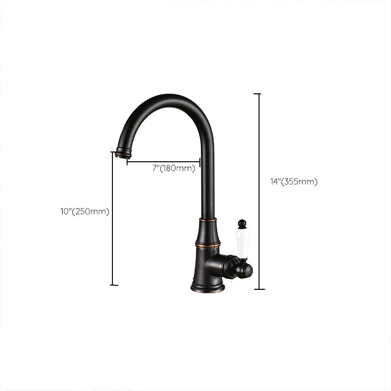 Traditional Single Level Kitchen Faucet Lead Free Standard Faucet Clearhalo 'Home Improvement' 'home_improvement' 'home_improvement_kitchen_faucets' 'Kitchen Faucets' 'Kitchen Remodel & Kitchen Fixtures' 'Kitchen Sinks & Faucet Components' 'kitchen_faucets' 1200x1200_88fc6cc6-7345-417d-bb1c-c2b73020f559