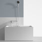 White Acrylic Soaking Bathtub Bathroom Rectangular Modern Bath Tub Clearhalo 'Bathroom Remodel & Bathroom Fixtures' 'Bathtubs' 'Home Improvement' 'home_improvement' 'home_improvement_bathtubs' 'Showers & Bathtubs' 1200x1200_8919c40d-2b7a-4e67-9ffa-52e6a7241290