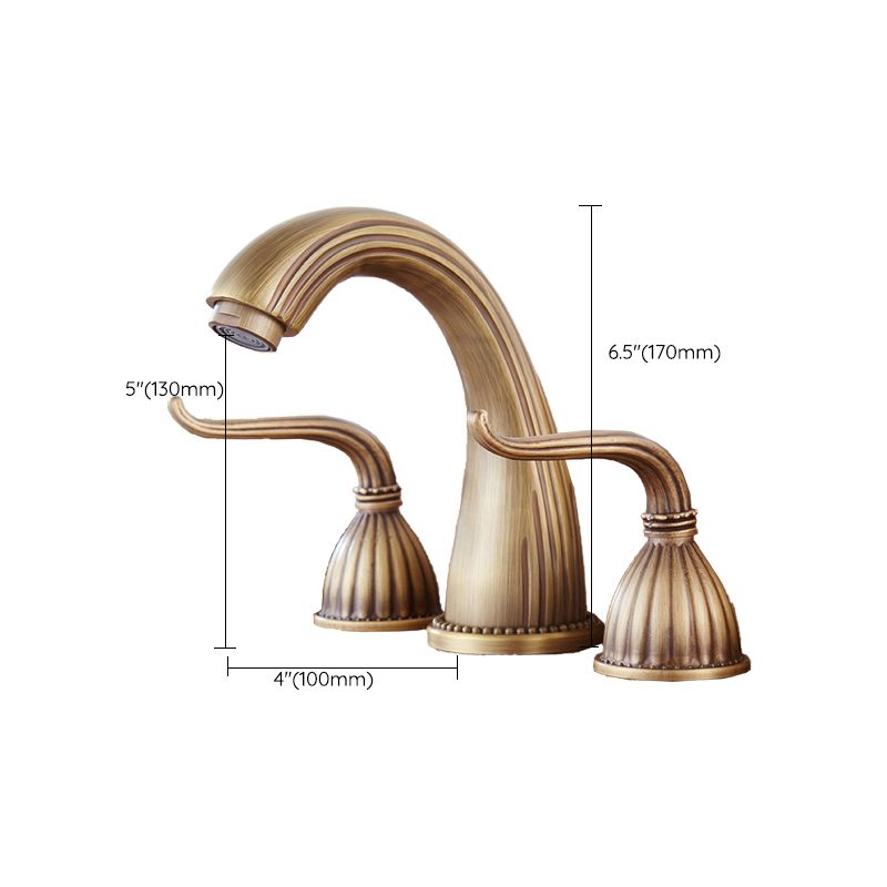 Widespread Bathroom Faucet 3 Holes Low Arc Vessel Sink Bathroom Faucet Clearhalo 'Bathroom Remodel & Bathroom Fixtures' 'Bathroom Sink Faucets' 'Bathroom Sinks & Faucet Components' 'bathroom_sink_faucets' 'Home Improvement' 'home_improvement' 'home_improvement_bathroom_sink_faucets' 1200x1200_89217ad0-151c-4ec3-939f-9747e1ad5ff9