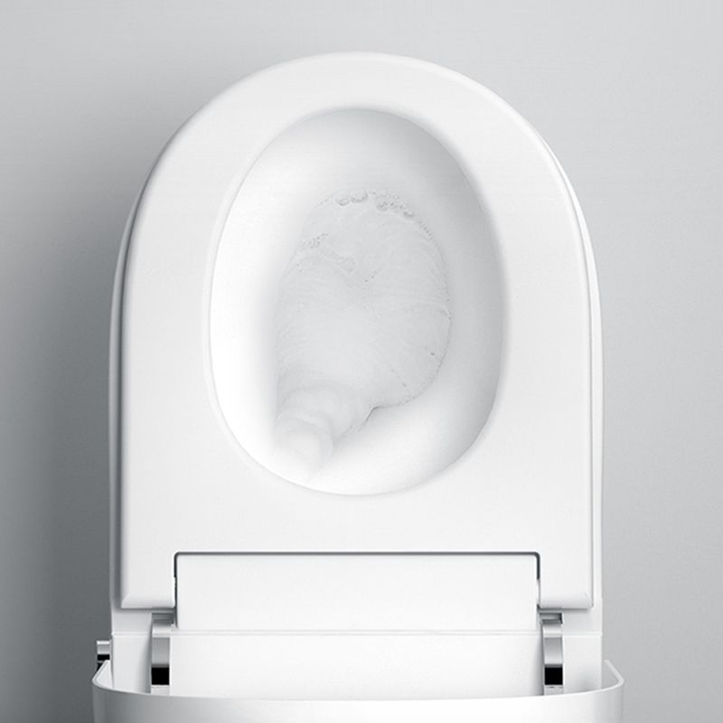 Minimalism Wall Mounted Bidet Elongated Foot Sensor Ceramic Heated Seat Clearhalo 'Bathroom Remodel & Bathroom Fixtures' 'Bidets' 'Home Improvement' 'home_improvement' 'home_improvement_bidets' 'Toilets & Bidets' 1200x1200_89406c48-efc2-4f4c-9286-e91550db5c92
