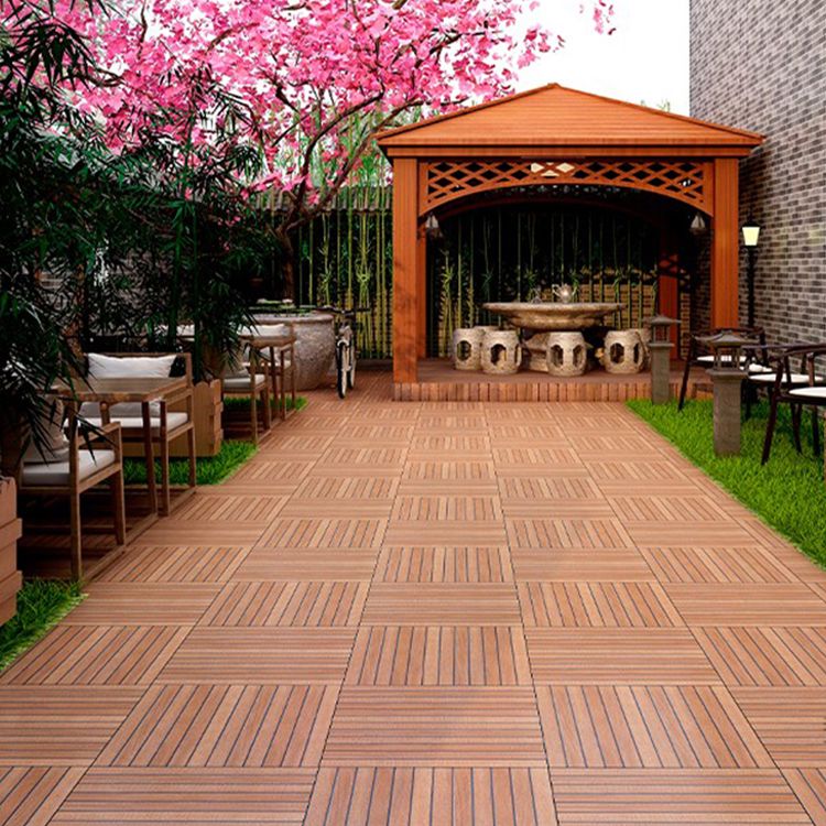 Outdoor Deck Tiles Composite Snapping Stripe Wooden Deck Tiles Clearhalo 'Home Improvement' 'home_improvement' 'home_improvement_outdoor_deck_tiles_planks' 'Outdoor Deck Tiles & Planks' 'Outdoor Flooring & Tile' 'Outdoor Remodel' 'outdoor_deck_tiles_planks' 1200x1200_896c415d-b89f-40f1-85e9-88252983c832
