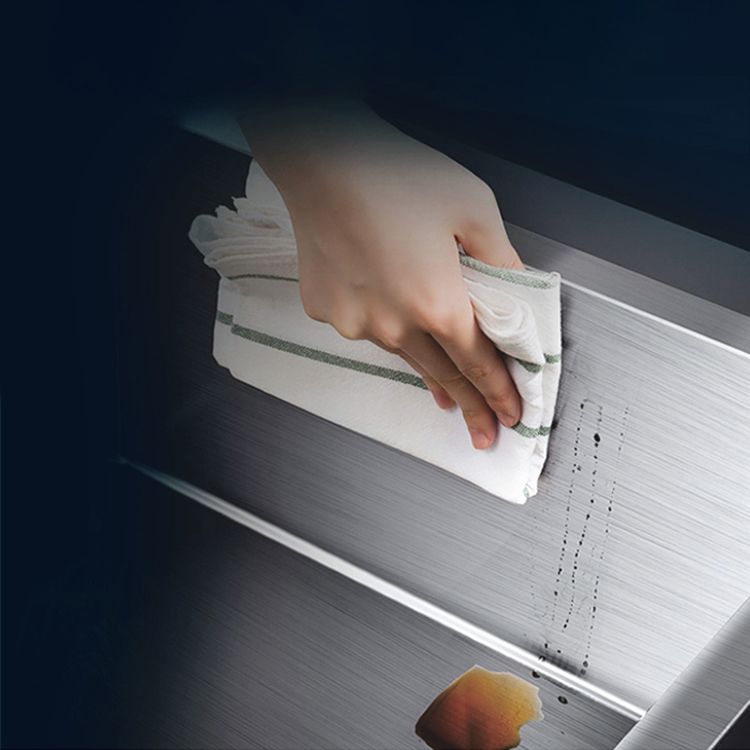 Contemporary Style Kitchen Sink Stainless Steel Rectangle Kitchen Sink Clearhalo 'Home Improvement' 'home_improvement' 'home_improvement_kitchen_sinks' 'Kitchen Remodel & Kitchen Fixtures' 'Kitchen Sinks & Faucet Components' 'Kitchen Sinks' 'kitchen_sinks' 1200x1200_898b72c9-7b7c-49e4-bf22-5bb9745ee9be