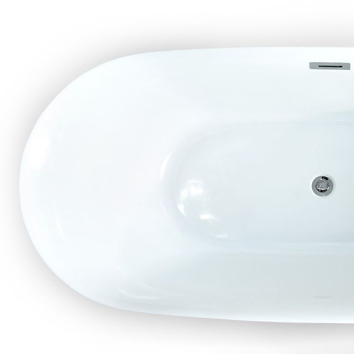 Antique Finish Stand Alone Bathtub Soaking Modern Oval Bath Tub Clearhalo 'Bathroom Remodel & Bathroom Fixtures' 'Bathtubs' 'Home Improvement' 'home_improvement' 'home_improvement_bathtubs' 'Showers & Bathtubs' 1200x1200_899df316-c76a-4265-b396-477e663b78e5