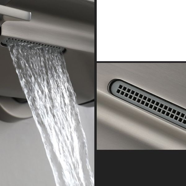 Modern Shower Trim Brass Slide Bar Included Wall Mounted Shower Head Combo Clearhalo 'Bathroom Remodel & Bathroom Fixtures' 'Home Improvement' 'home_improvement' 'home_improvement_shower_faucets' 'Shower Faucets & Systems' 'shower_faucets' 'Showers & Bathtubs Plumbing' 'Showers & Bathtubs' 1200x1200_89a58cb6-db93-4e44-bf8e-5d4a1fb411db