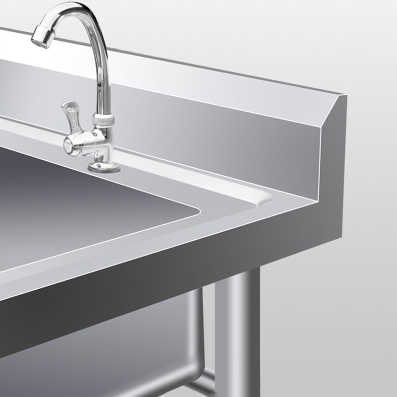 Contemporary Style Kitchen Sink All-in-one Stainless Steel Kitchen Sink Clearhalo 'Home Improvement' 'home_improvement' 'home_improvement_kitchen_sinks' 'Kitchen Remodel & Kitchen Fixtures' 'Kitchen Sinks & Faucet Components' 'Kitchen Sinks' 'kitchen_sinks' 1200x1200_89bc4a64-d7d4-4eab-a44b-e005fc83c46d