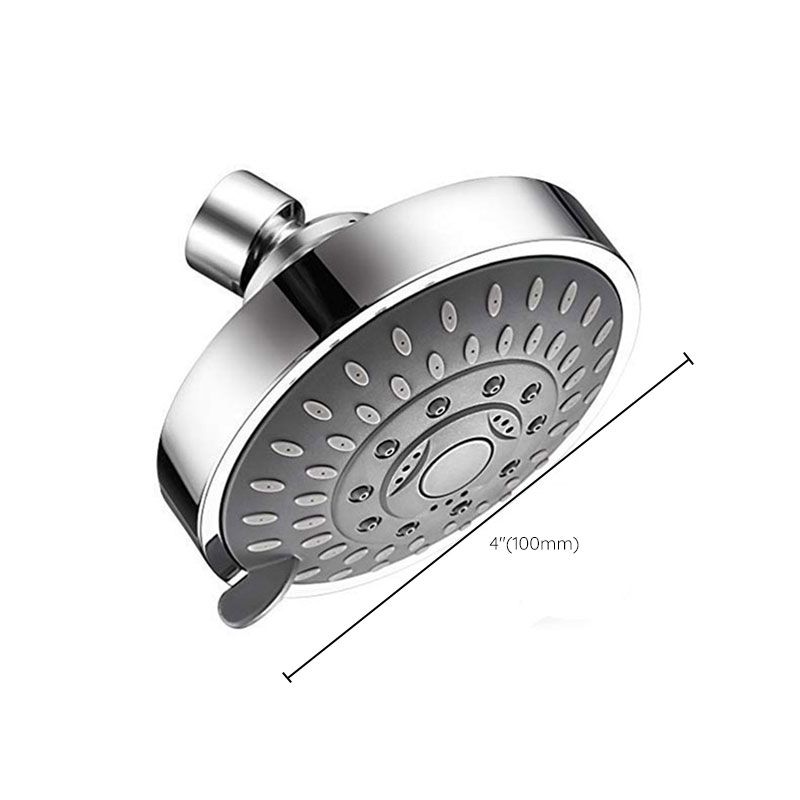 Modern Standard 5 Setting Shower Head Round Metal Adjustable Spray Pattern Showerhead Clearhalo 'Bathroom Remodel & Bathroom Fixtures' 'Home Improvement' 'home_improvement' 'home_improvement_shower_heads' 'Shower Heads' 'shower_heads' 'Showers & Bathtubs Plumbing' 'Showers & Bathtubs' 1200x1200_89cc7f64-9437-4797-88ed-188015aed3d9