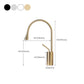 Luxury Circular Bathroom Sink Faucet with 1-Handle Brass Lavatory Faucet Clearhalo 'Accueil' 'Amélioration Domiciliaire' 'bathroom_sink_faucets' 'Ensembles de Lavabo & de Robinet de Toilette' 'home_improvement' 'home_improvement_bathroom_sink_faucets' 'Robinet de Lavabo de Salle de Bain' 'Rénovation et Équipement de Salle de Bain' 1200x1200_89d415f8-4014-4bd1-9f6b-f99b377d56bd