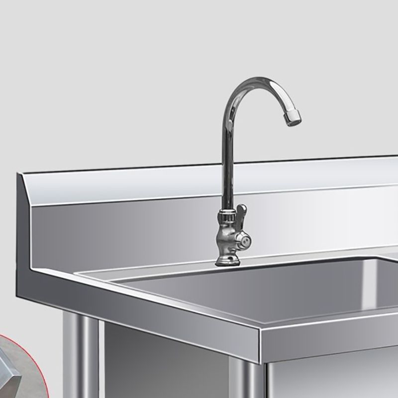 Stainless Steel Kitchen Sink Freestanding Kitchen Sink with Faucet Included Clearhalo 'Home Improvement' 'home_improvement' 'home_improvement_kitchen_sinks' 'Kitchen Remodel & Kitchen Fixtures' 'Kitchen Sinks & Faucet Components' 'Kitchen Sinks' 'kitchen_sinks' 1200x1200_89d8f30f-e736-496c-8fa3-538f44bc92bb